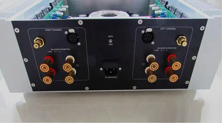 Усилитель мощности hifi с повторной гравировкой Swiss L и Goldmund Telos 600 pure post-stage fever |