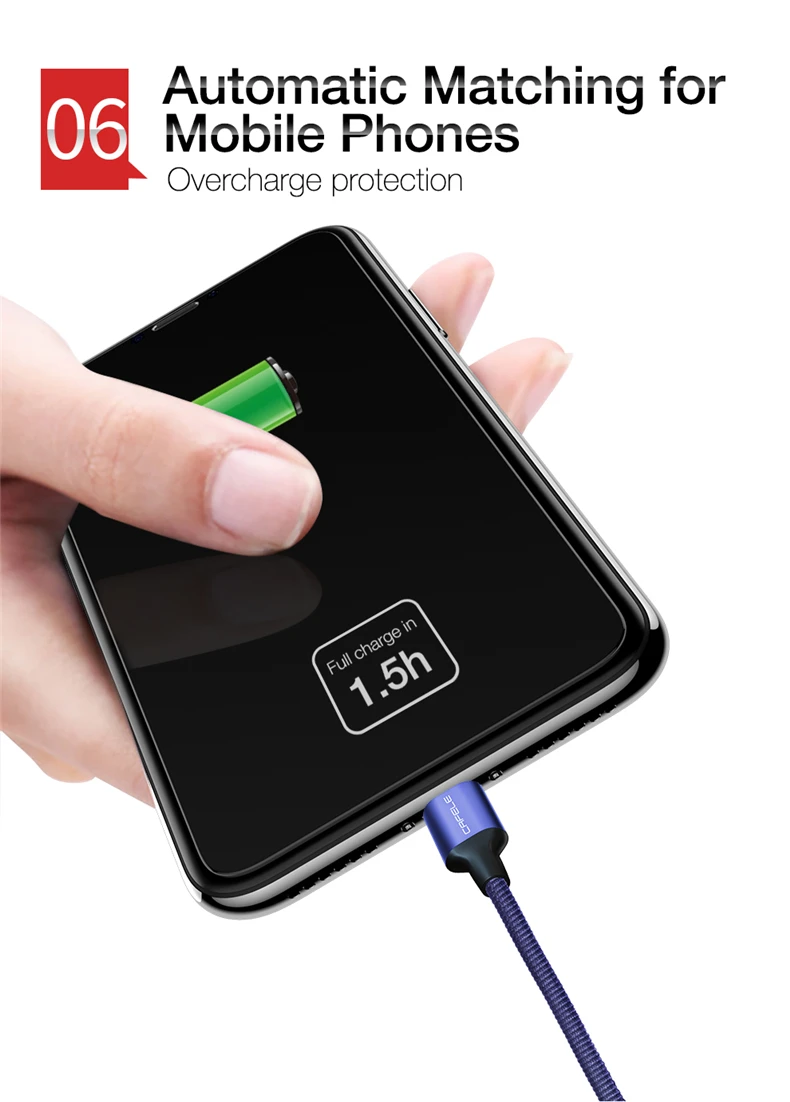 CAFELE USB кабель для iPhone Xs Max Xr X 8 7 6 6S Plus 5 5S 5c ipad зарядка кабелей кабель синхронизации данных и зарядки для IOS 11 10