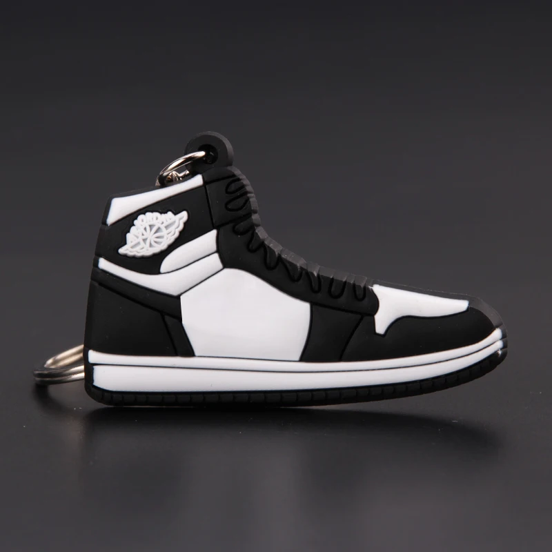 Picture Color13 Mini Jordan 1 брелок для обуви для мужчин и женщин брелок Классический Цвет AJ Ретро поколение баскетбольные кроссовки брелок - Цвет: Picture Color13