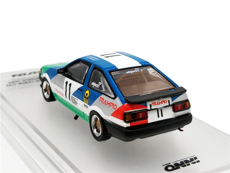 1: 64 INNO64 Toyota Corolla Lewin AE86#11 Trampio гоночная литая модель автомобиля