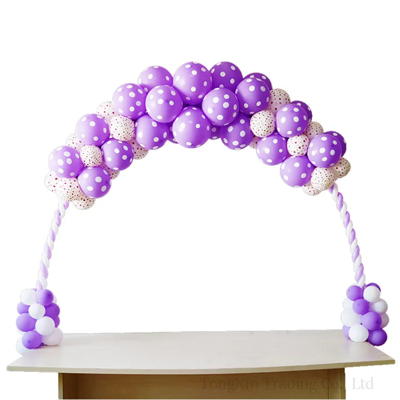 Birthday party decoration small balloon arch stand removable portable table on the display racks | Дом и сад