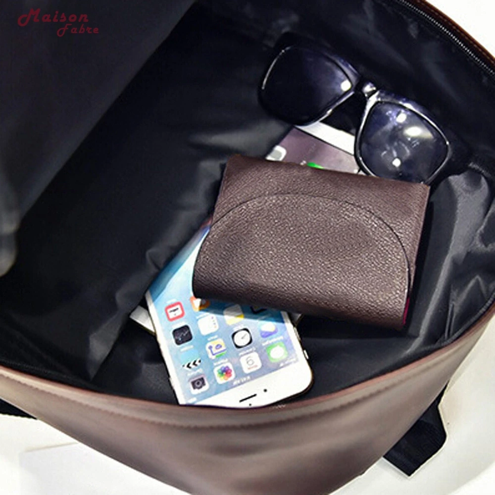 

Leather Backpack Women Best Deal Bag Neutral Men Backpack School Bag Men Laptop Satchel Travel Rucksack Bag Drop Ship 2019