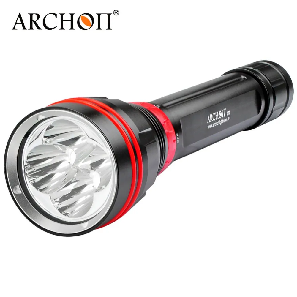 Дайвинг Фонарь ARCHON DY02 WY08 4 * CREE XP L светодиодный 4000 люмен вспышка для подводного