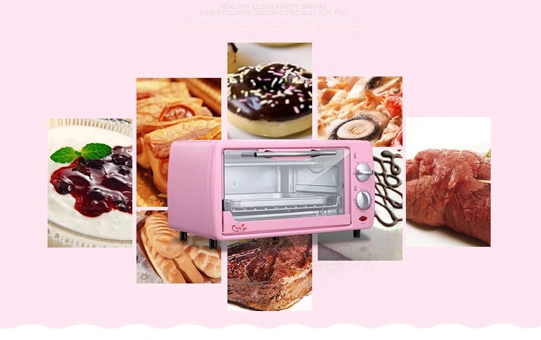 Оптовая Продажа Мини Розовый Электрический печи хлебопекарного оборудования forno