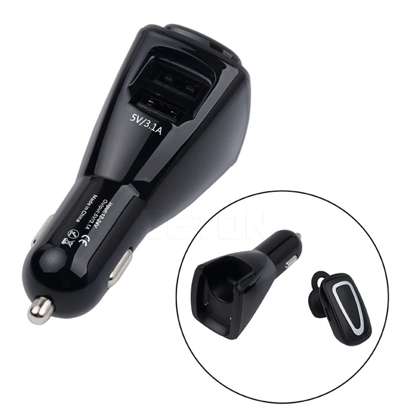 Беспроводной Bluetooth 4 0 наушники Dual 3.1A USB Автомобильное зарядное устройство для