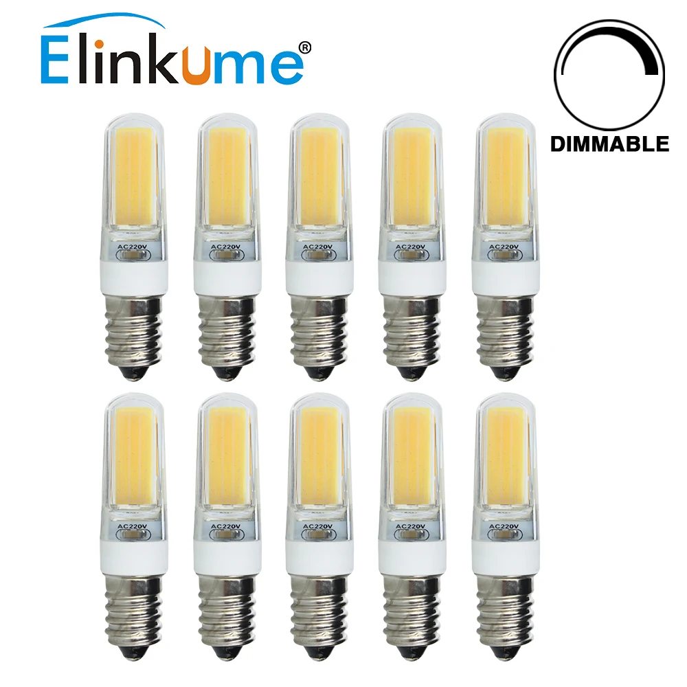 Elinkume E14 Светодиодный светильник 3 Вт мини лампа 1 шт. 2609SMD Ampoule светодиодный AC220V