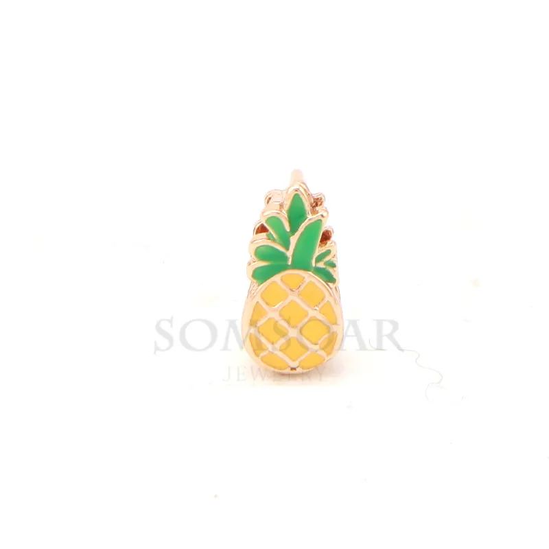 Somsoar ювелирные изделия ананас удобные подвески подходят для кожи плетеный