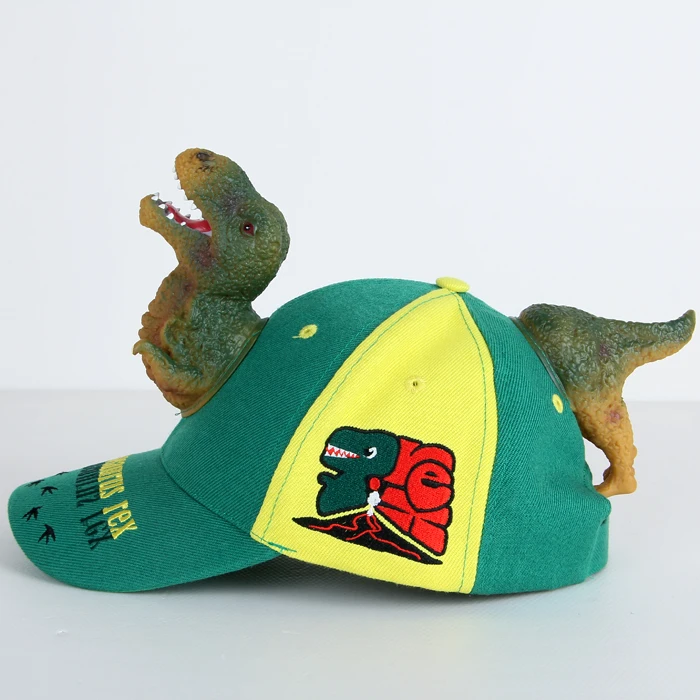 2018 creative three-dimensional animal Tyrannosaurus adult amusement park baseball cap dinosaur parent-child baby | Детская одежда и