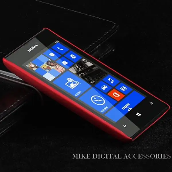 New Hot Selling High Quality Multi Colors Luxury Rubberized Matte Hard Phone Case Cover For Nokia Lumia 520 |
