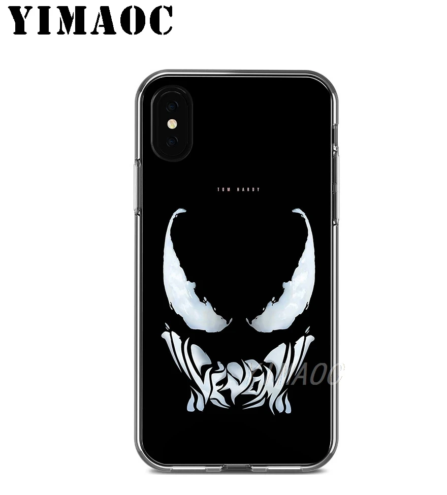 YIMAOC Venom Marvel злодей пластичный чехол из термополиуретана силикона для Apple Iphone Xr Xs Max