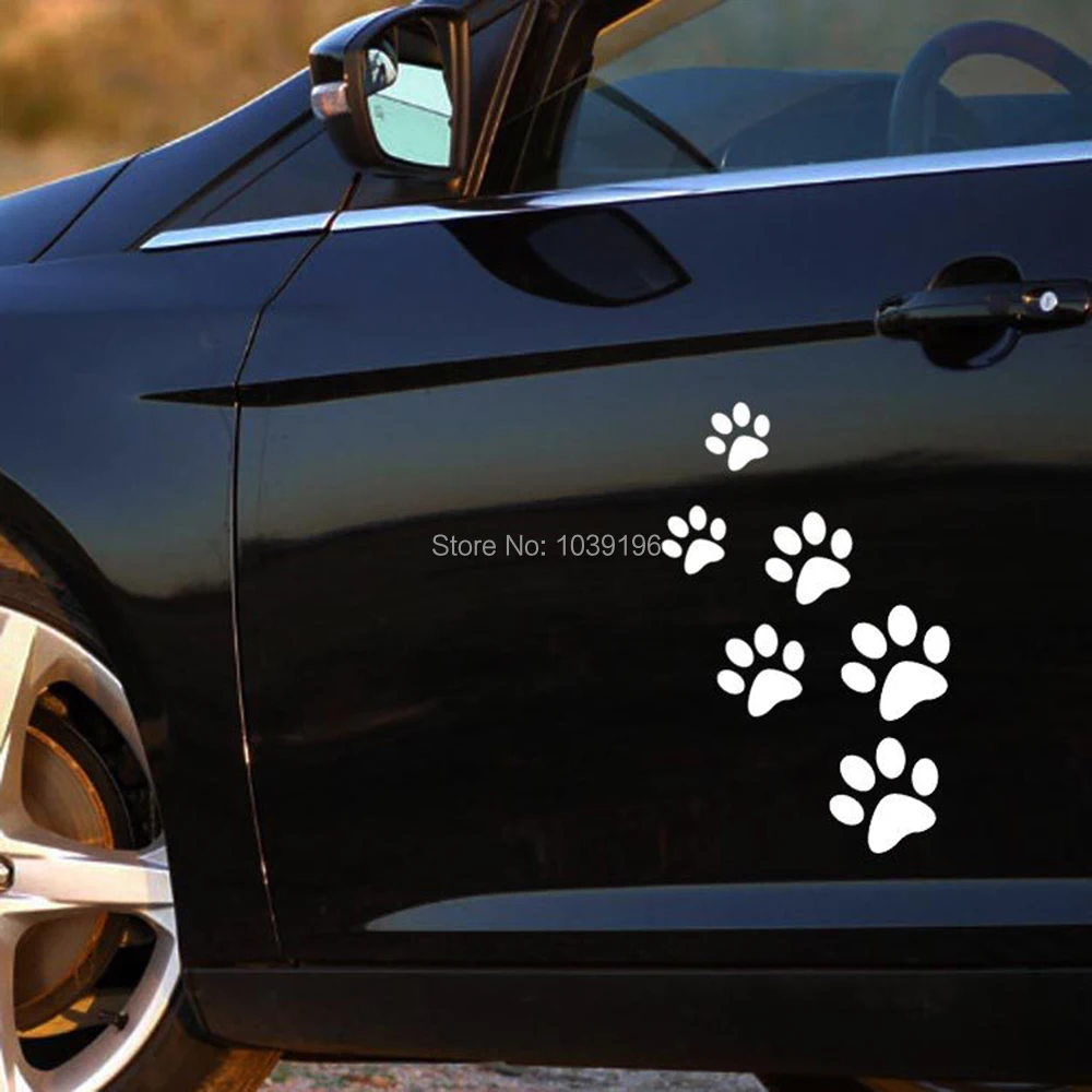 Наклейки для автомобиля Tesla Toyota Chevrolet Volkswagen Hyundai Kia Lada 6 шт.|car sticker|car sticker dogstickers dog |