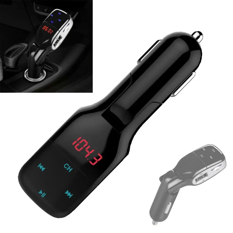 Bluetooth автомобильный комплект беспроводной fm-передатчик громкой связи Hands Free Aux