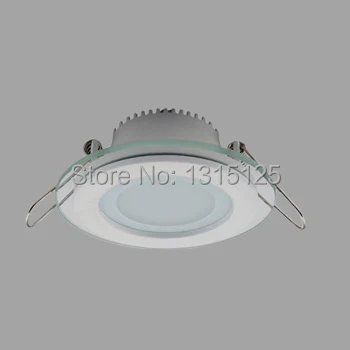 Современный дизайн со стеклом 6 Вт Встраиваемый светодиодный потолочный