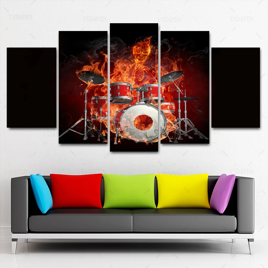 

Op de muur HD print olieverf Film modulaire foto Scenery poster kind room decor woondecoratie 5 stks canvas art z262