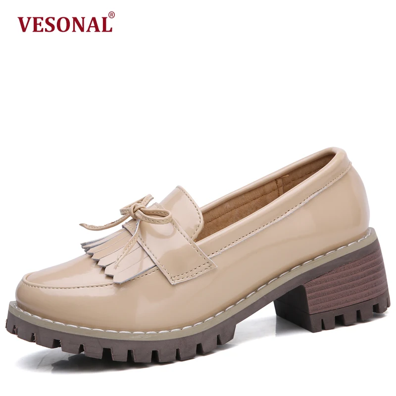 Vesonal 2018 Лето Пояса из натуральной кожи Обувь Для женщин Насосы Мода Slip On Высокие