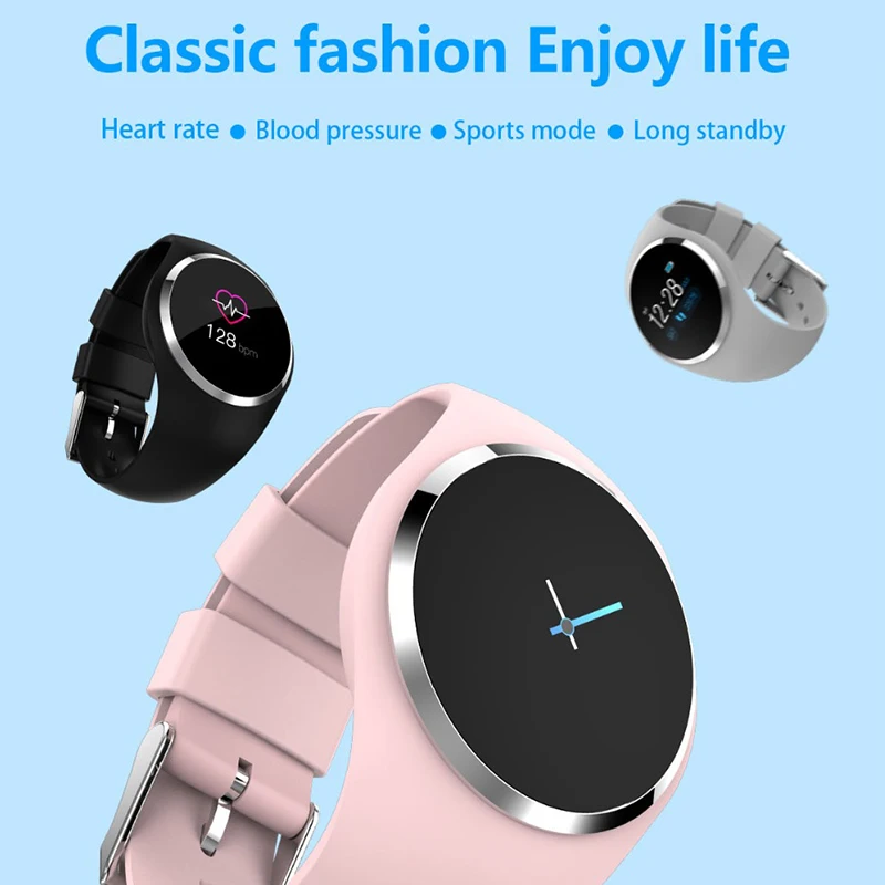 FocuSmart 1 0 дюймов Q1 женские Смарт часы простые классические Водонепроницаемые