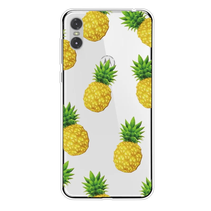 Милый чехол для Motorola Moto One с единорогом и фламинго, мягкий чехол для Motorola Moto P30 Play, чехол для телефона, прозрачный