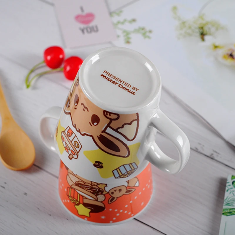 Tazas de ceramica creativas мультфильм прекрасные чашки и кружки красивая кружка кофейная