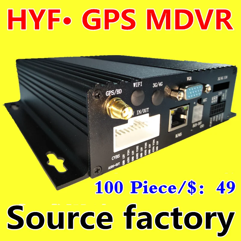 GPS Mobile dvr H.264 алгоритм Сжатие видео двойная SD карта Автомобильный