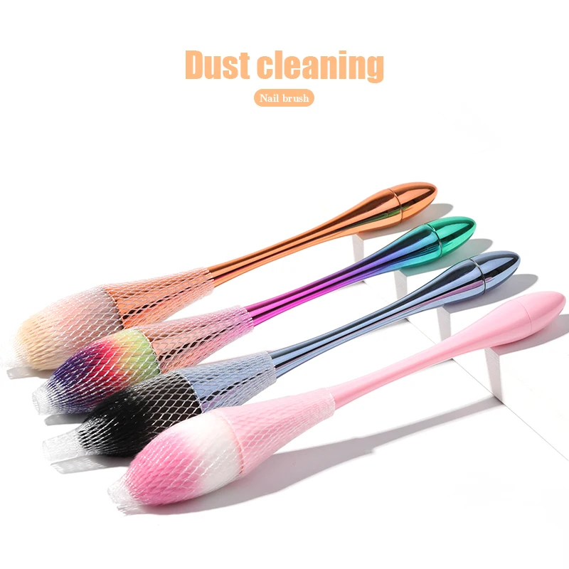 

4 color new color cleaning brush, dust, clean, mild UV flash UV Gel, acrylic powder nail brush Nail Manicure removal.