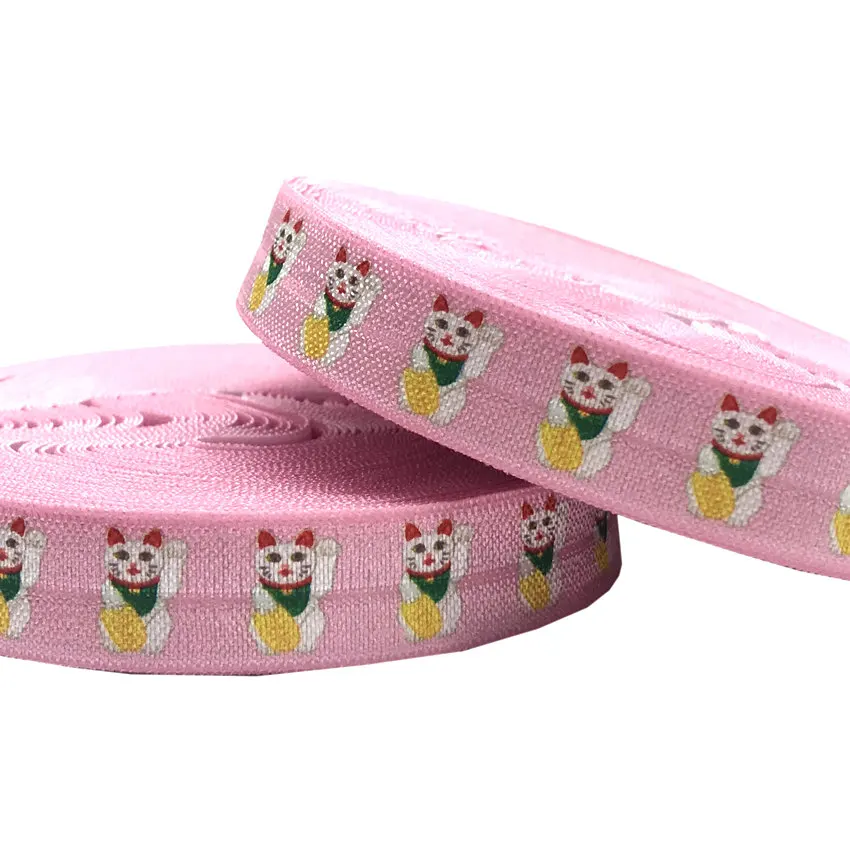 10 ярдов на голову эластичная повязка для головы с ленты враг Lucky Cat набор сделай