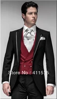 free shippingcustom made cheap black men wedding groom wear tuxedosgroomsmen dress bridegroom party suit