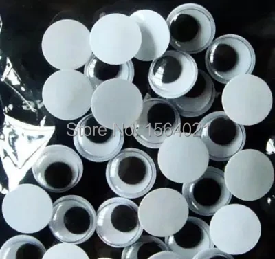 10 мм плоские круглые очки/Подвижные Пластиковые кукольные глаза для детей