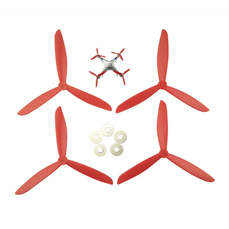 

SYMA X8 X8C RC Drone Upgrade Propeller 1Pair Aircraft Accessories Red Blades for X8G X8W X8HC X8HW SYMA Parts