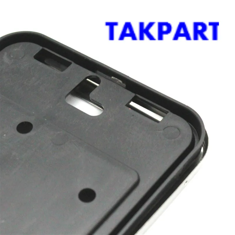TAKPART 2 x кронштейн для номерного знака из нержавеющей стали с номером ЕС передняя и