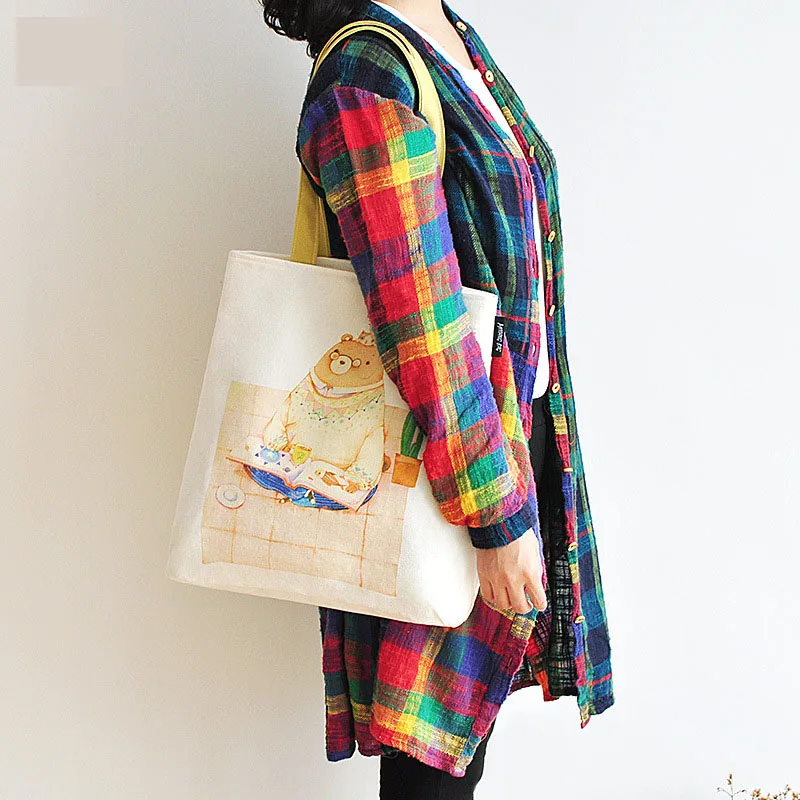 Totebag Холщовая Сумка через плечо ручная сумка для женщин роскошные сумки женские