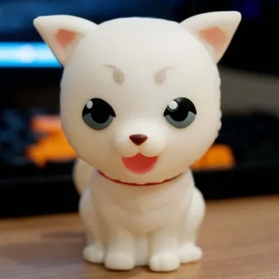 Японское аниме 2 шт. гинтама талисманы милые kawaii Sadaharu Elizabeth dog Пингвин фигурка коллекционные игрушки копилка для детей