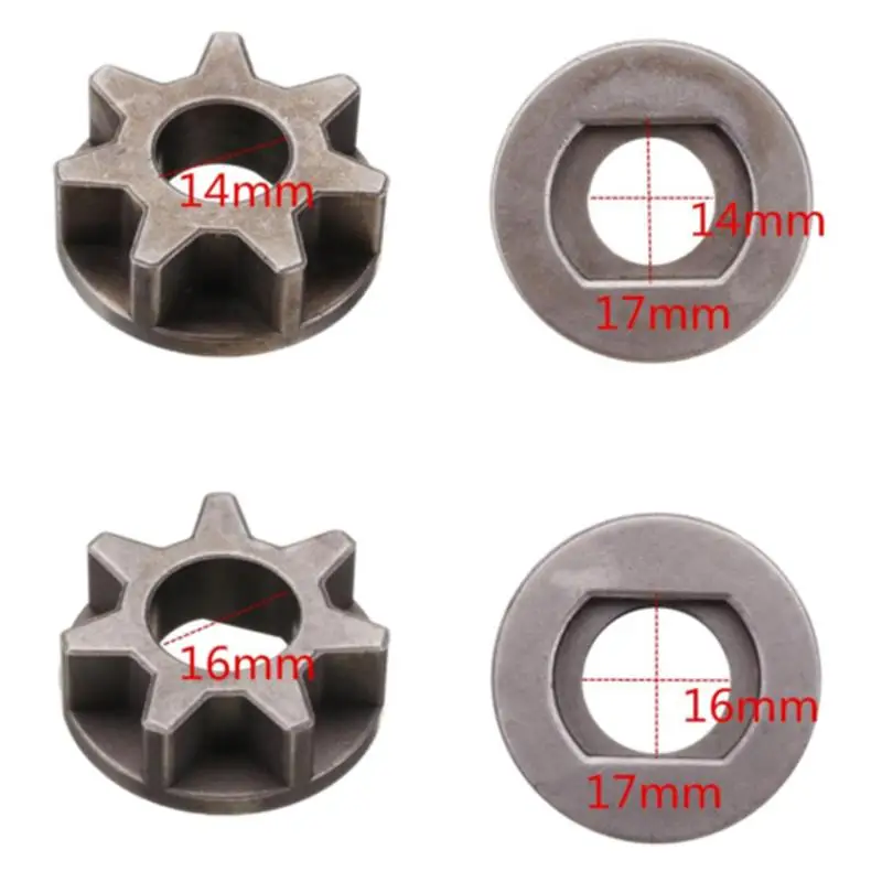 

1x M14/M16 Chainsaw Gear For 115 125 150 180 Angle Grinder Chain Saw Chainsaw Parts Bracket Replacement Power Tool Accessories