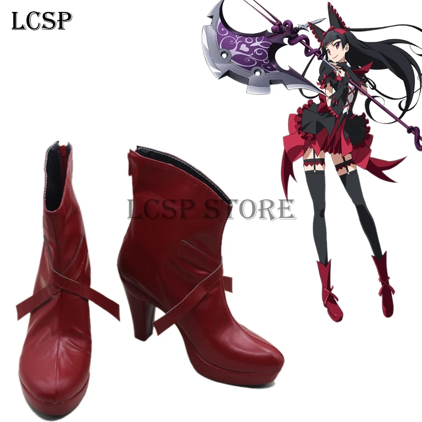 Ботинки для косплея LCSP Gate Jieitai Kanochi nite Kaku Tatakaeri enryu hen Rory Mercury японское аниме обувь