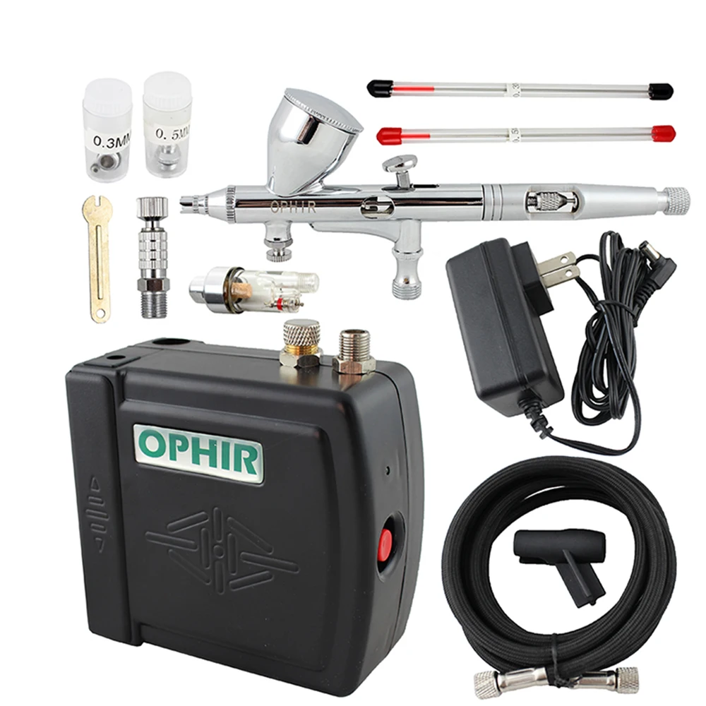 Аэрограф для дизайна ногтей 0 2 мм 3 5 мм|airbrush kit|airbrush cosmeticsair compressor airbrush |