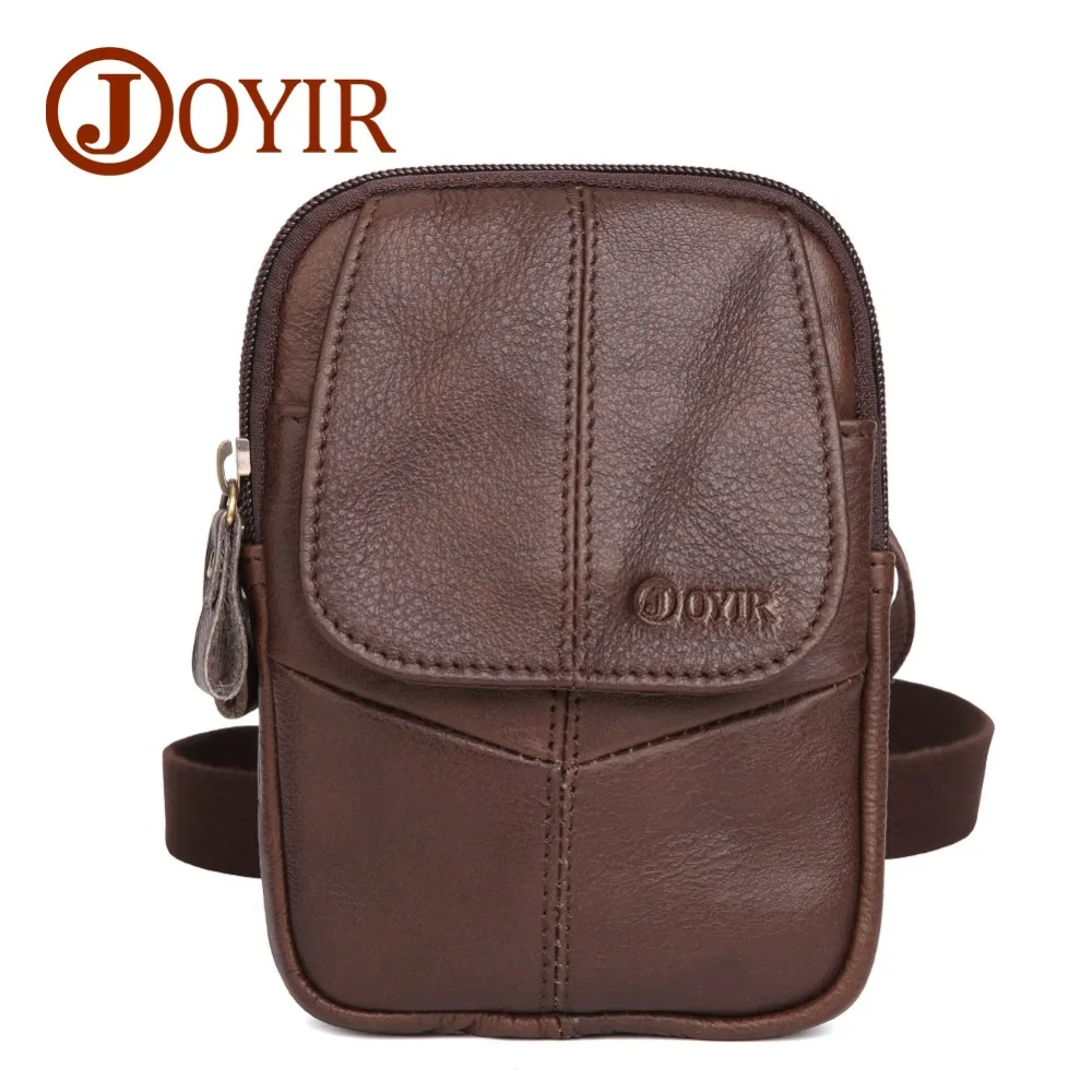 

Повседневные мужские сумки JOYIR Bolsa из натуральной кожи, миниатюрные сумки через плечо, маленькие мужские мессенджеры на ремне