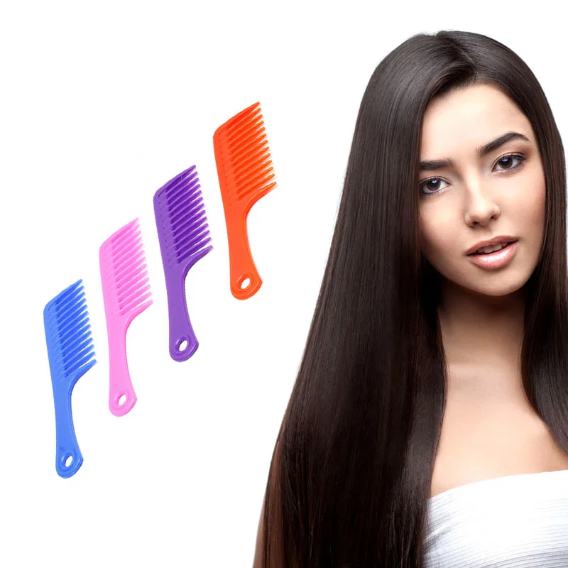 1 шт. Антистатическая пластиковая расческа для волос|wide tooth|hair combhairdressing salon |