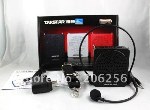 Портативный подвесной поясной усилитель TAKSTAR E180M U диск TF карта Mp3 плеер черный
