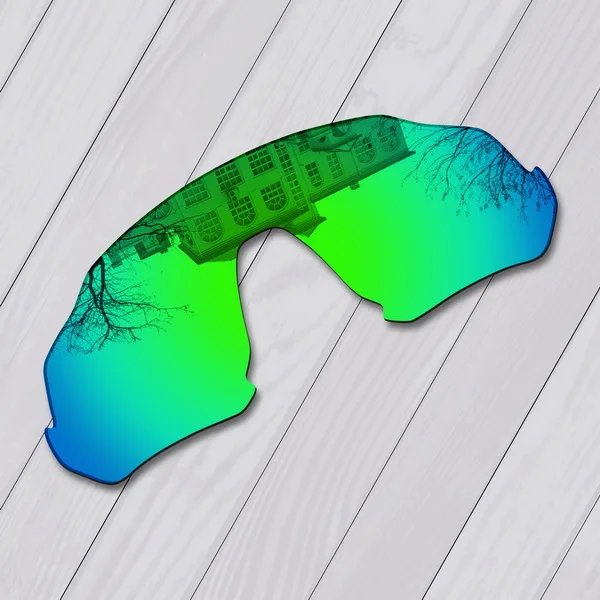 Emerald Green E.O.S поляризованные улучшенная замена линз для Oakley полета солнечные очки к куртке-множественный выбор - Цвет линз: Emerald Green