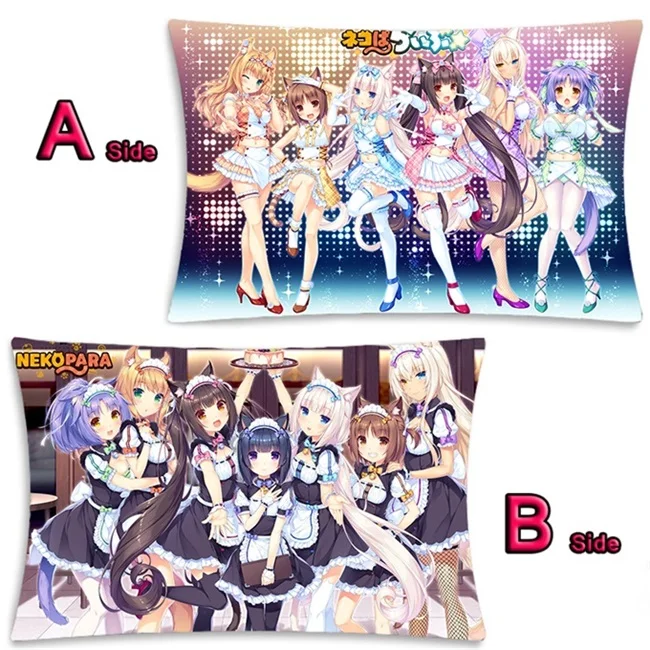 18 Аниме Nekopara Chocolat ванильный Azuki кокосовый клен Dakimakura обнимающий чехол для подушки для тела, наволочка для подушки, 2WAY 35x55 см - Цвет: 18