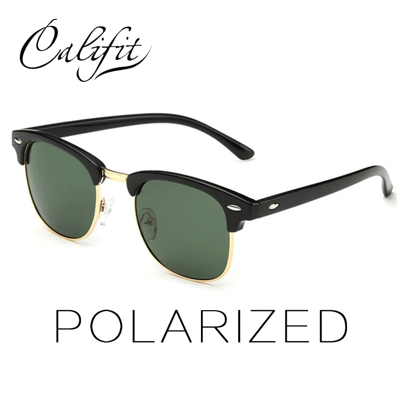 CALIFIT стекло новые классические Поляризованные Солнцезащитные очки женские