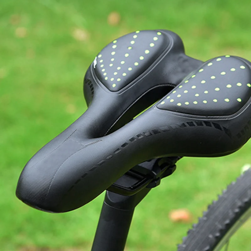 MTB горный велосипед седло искусственная кожа полое дышащее Велосипедное Сиденье