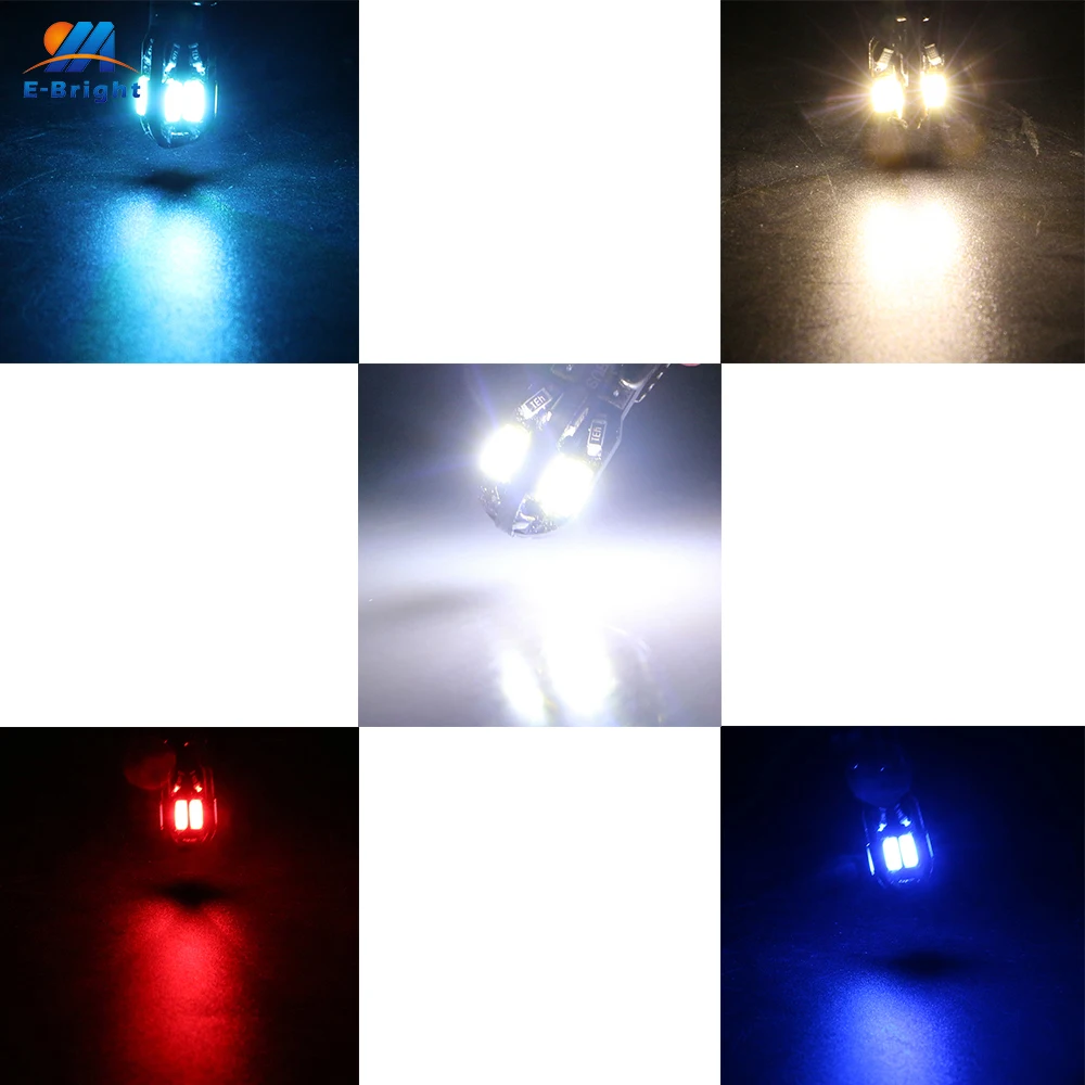 YM E-Bright 300PCS T10 Canbus W5W 194 168 5730 8 SMD Error Free Led License Plate Lights No Clearance Light bulbs on. -> YM E-Bright 300 шт. T10 Canbus W5W 194 168 5730 8 SMD Ошибка светодиодные фонари номерного знака без габаритного света включены.