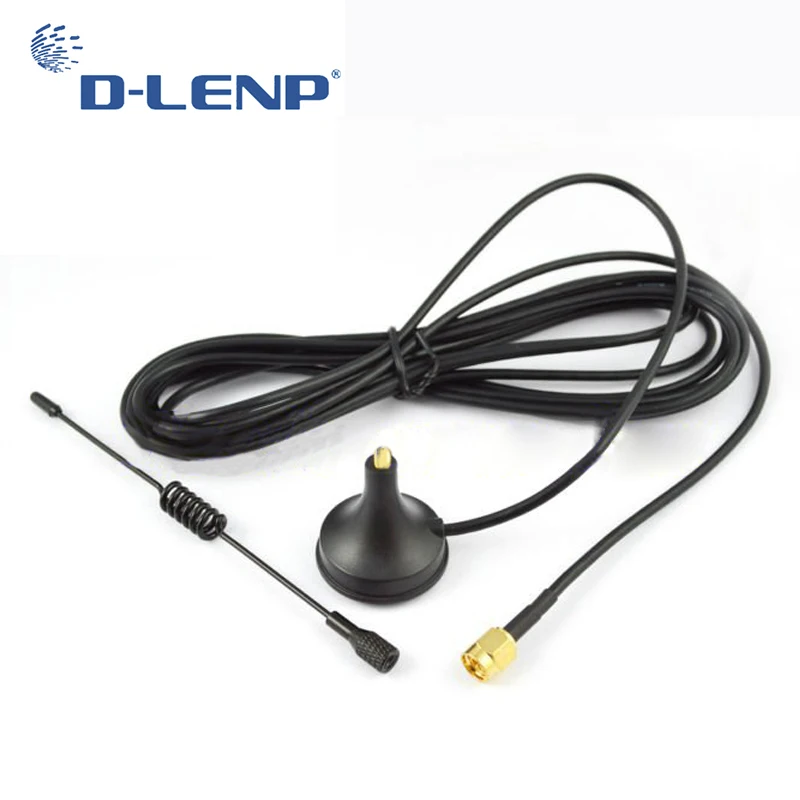 Dlenp 433Mhz 5dbi антенна 433 MHz GSM антенна SMA разъем w/Магнитная база для бустера радиосигнала Ham