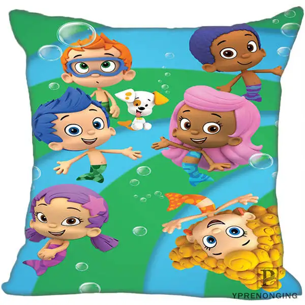Square Pillowcases Заказная декоративная наволочка Bubble Guppies квадратная Наволочка на молнии лучший подарок(с одной стороны) 180516-23 - Цвет: Square Pillowcases