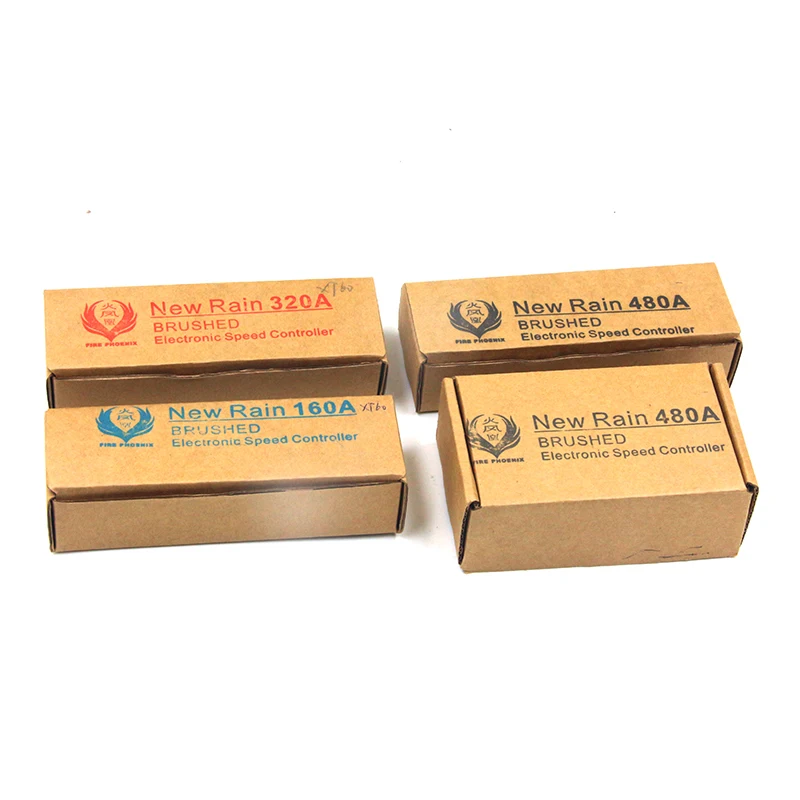 FATJAY Fire Phoenix New Rain 35A 160A матовый ESC водонепроницаемый 2 3s 3 режима 5 В/1 а BEC для RC 1/12