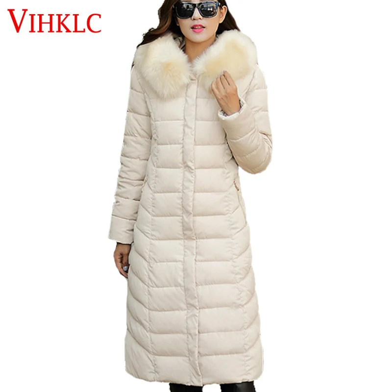 Высокое качество 2017 женские зимние куртки зимняя длинная куртка для женщин