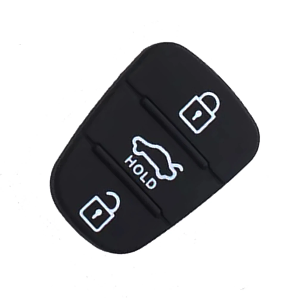 2PCS 3 Buttons Rubber Case Cover Car Key Shell For Hyundai I30 IX35 Kia Seed SeedPro Picanto Sportage Replacement | Автомобили и