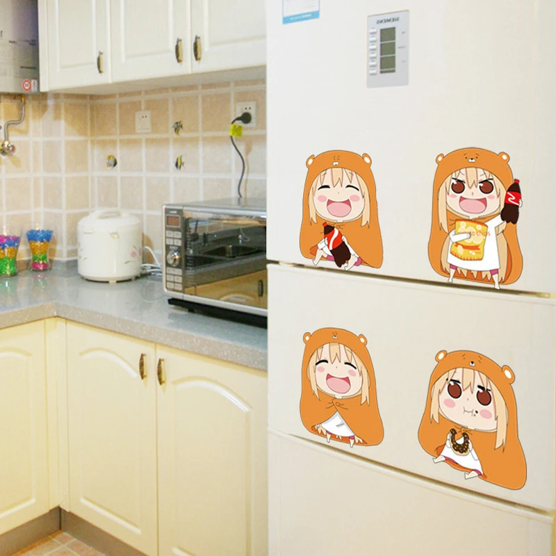 Японская девушка мультфильм желтые волосы Санкаку глава стены Стикеры номер