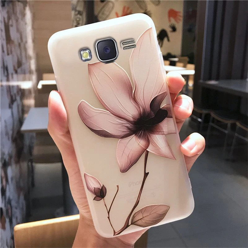 Роскошный coque чехол для Samsung Galaxy J3 2016 j310 задняя крышка телефона тисненый