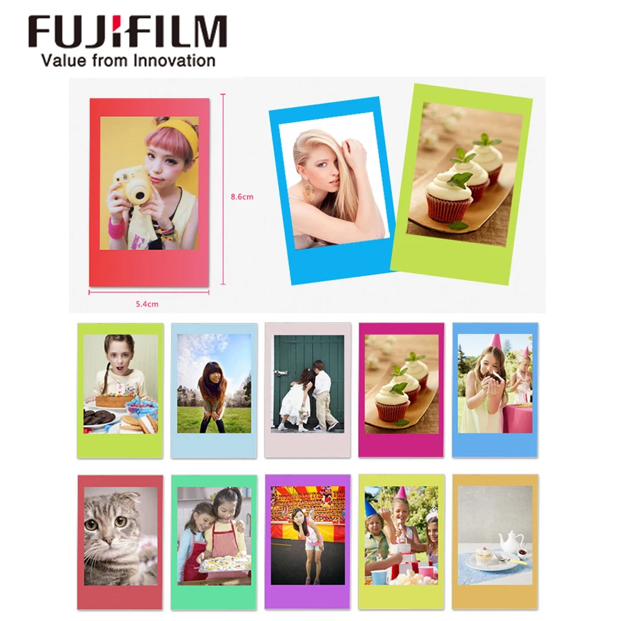10 листов Fujifilm Fuji Instax Mini 8 пленка Радужная мгновенная камера для 7s 7 50s 50i 90 25 dw Share SP-1